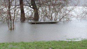Clay Pit Pond Flooding 2010